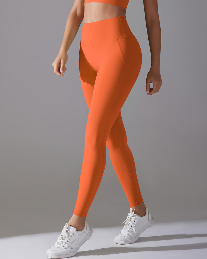 Giselle Seamless Leggings - Orange