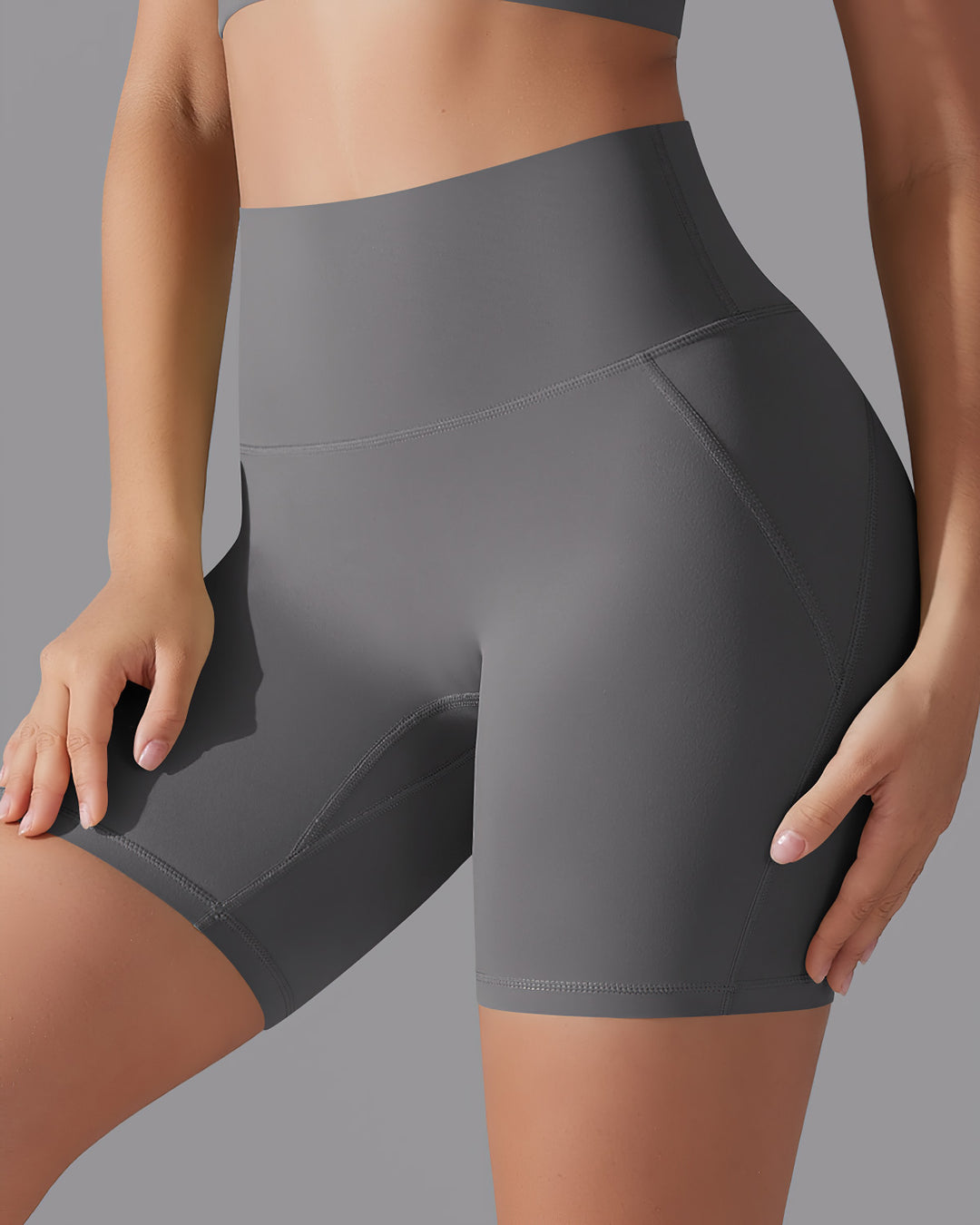 Giselle Seamless Shorts - Grey