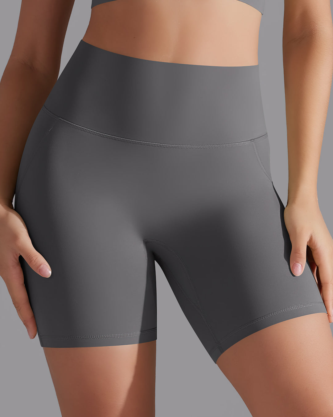 Giselle Seamless Shorts - Grey