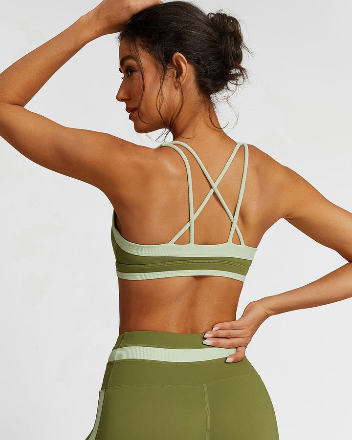 Guinevere Sports Bra - Green
