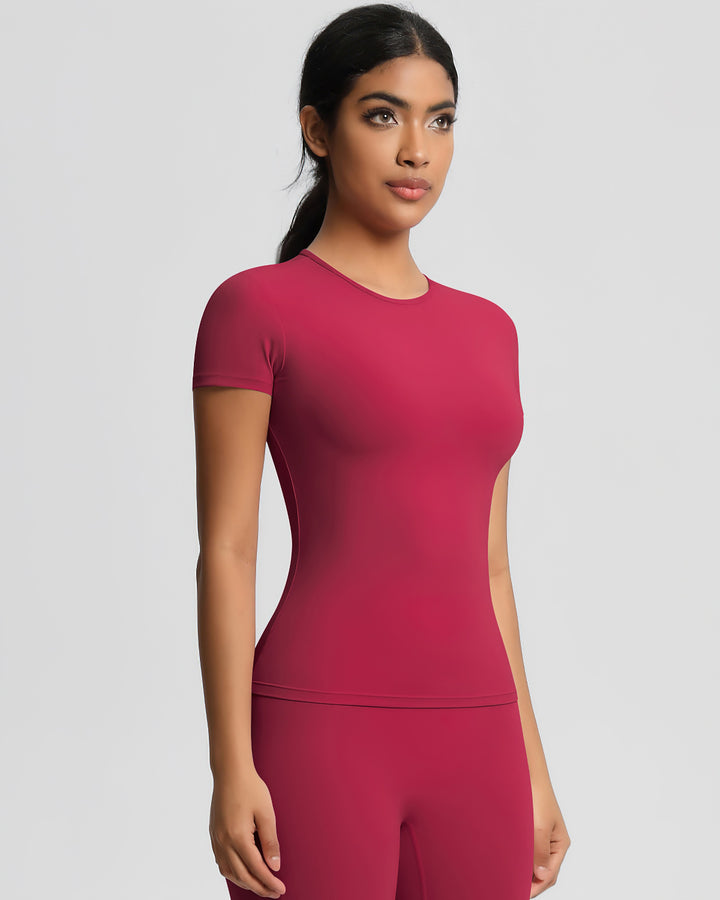 Gwen Active Top - Carmine