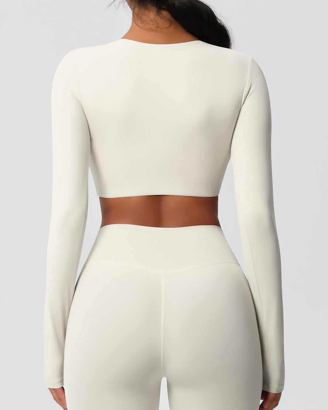 Gwen Cropped Long Sleeve - Cloud