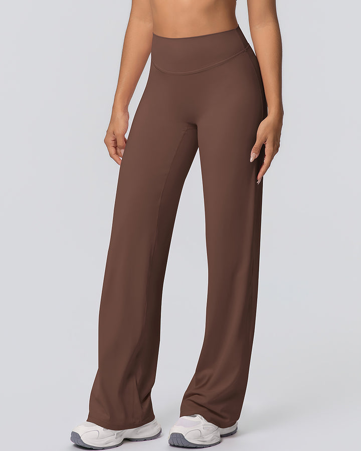 Gwen Flare Leggings - Brown