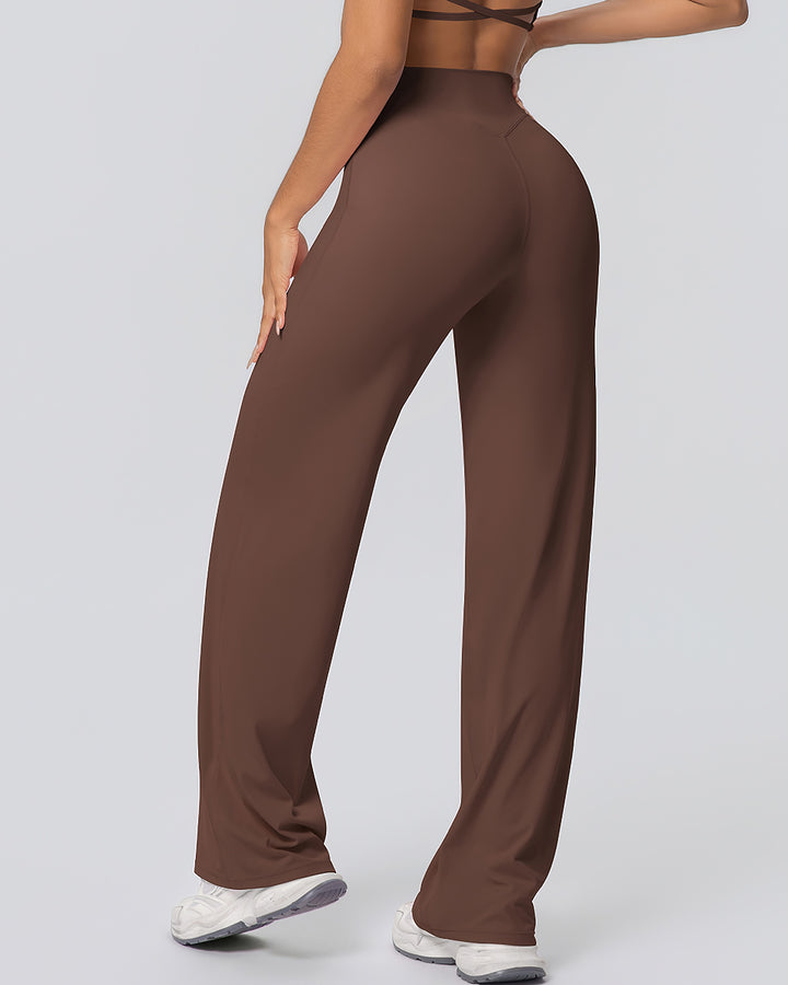 Gwen Flare Leggings - Brown