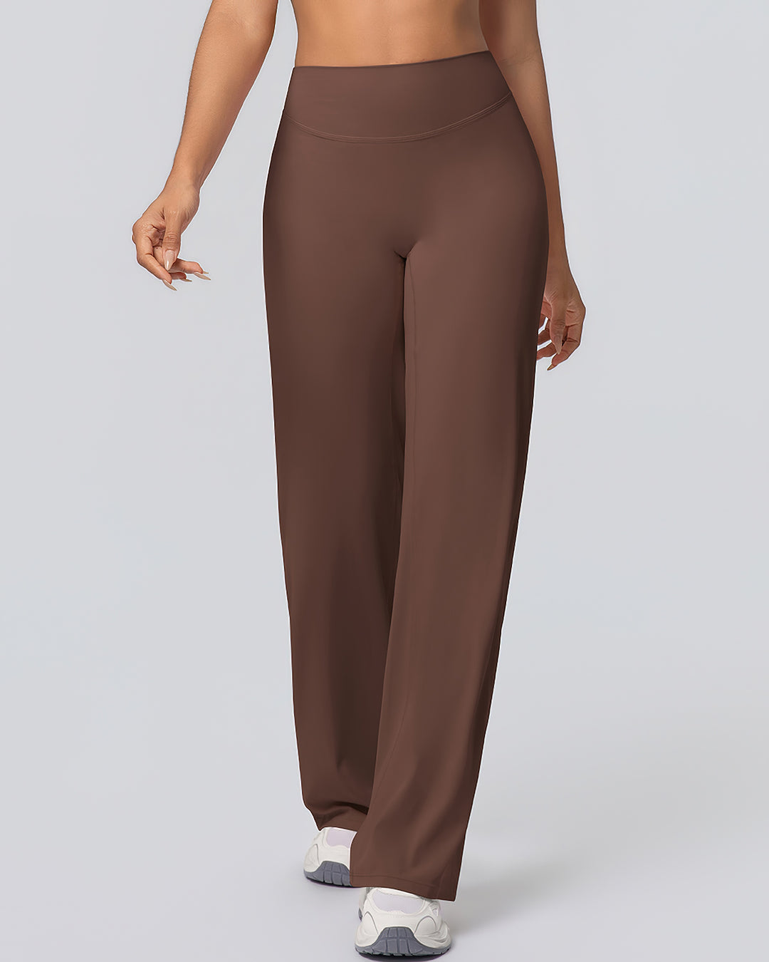 Gwen Flare Leggings - Brown