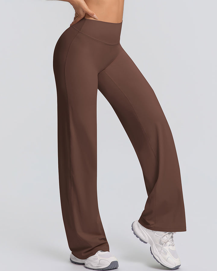 Gwen Flare Leggings - Brown