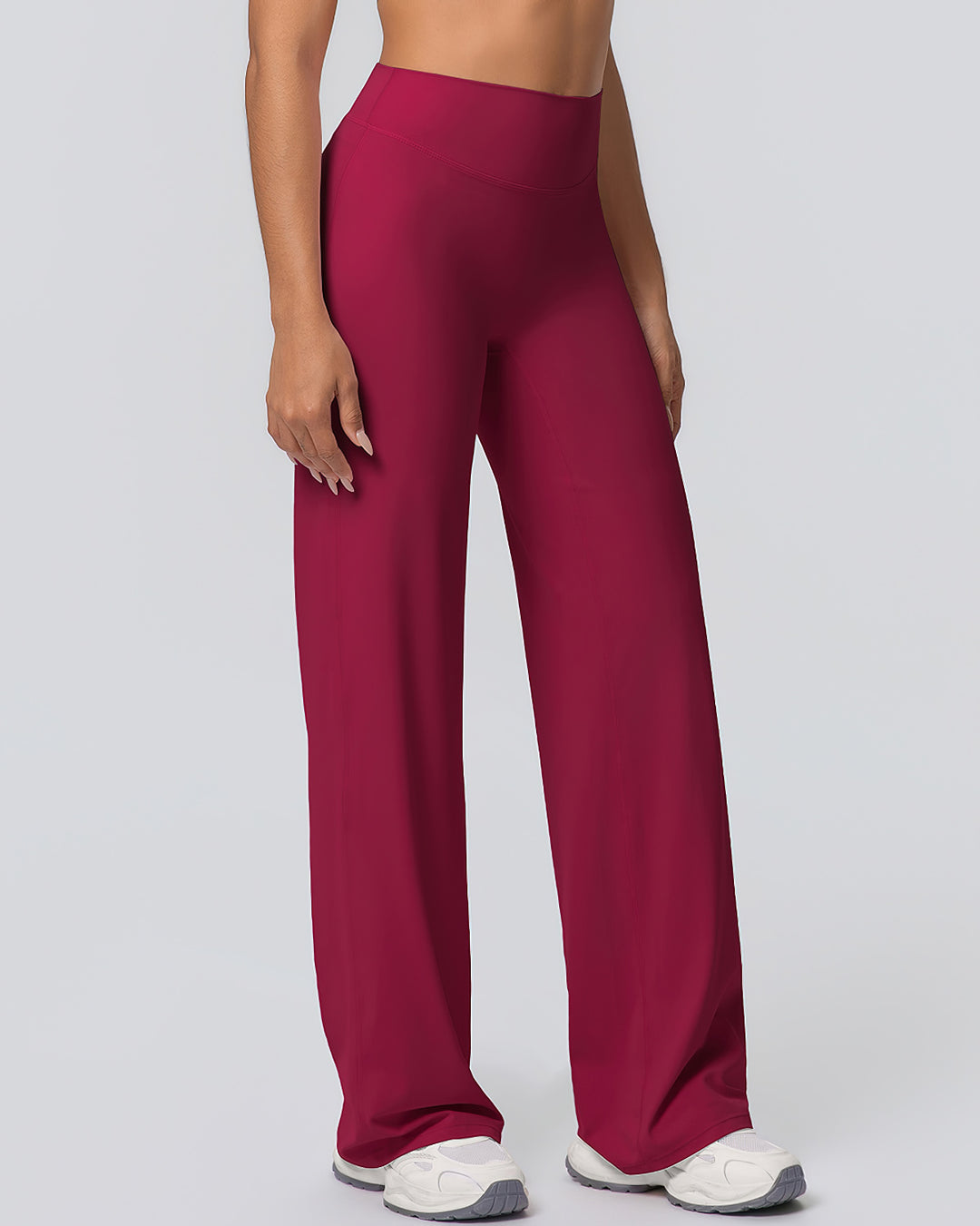 Gwen Flare Leggings - Carmine