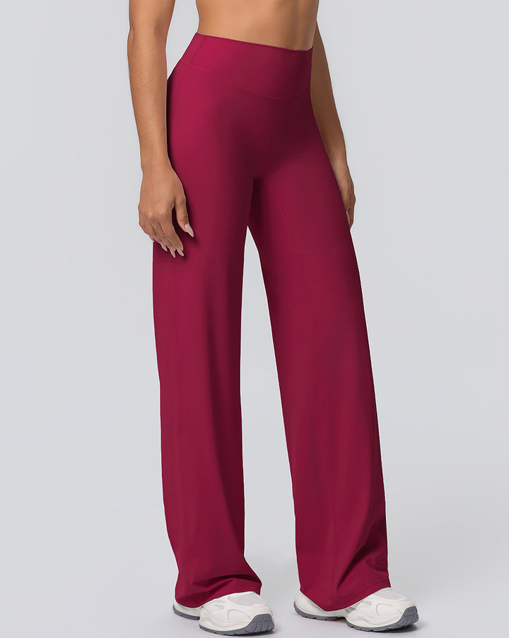 Gwen Flare Leggings - Carmine