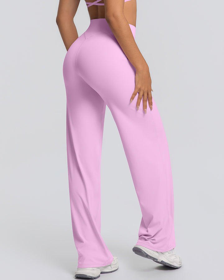 Gwen Flare Leggings - Pink
