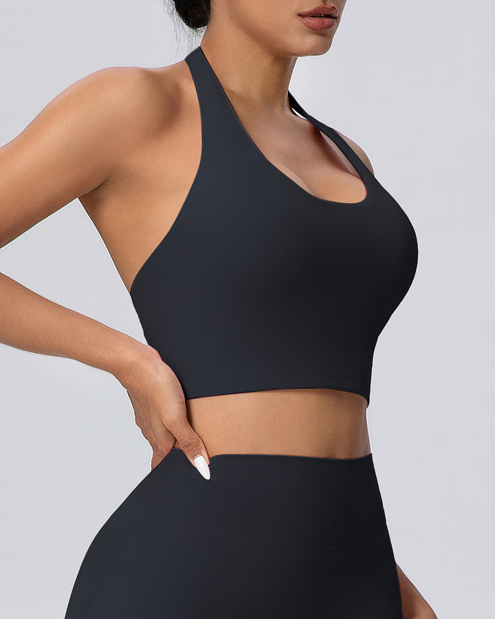 Gwen Halter Top - Black