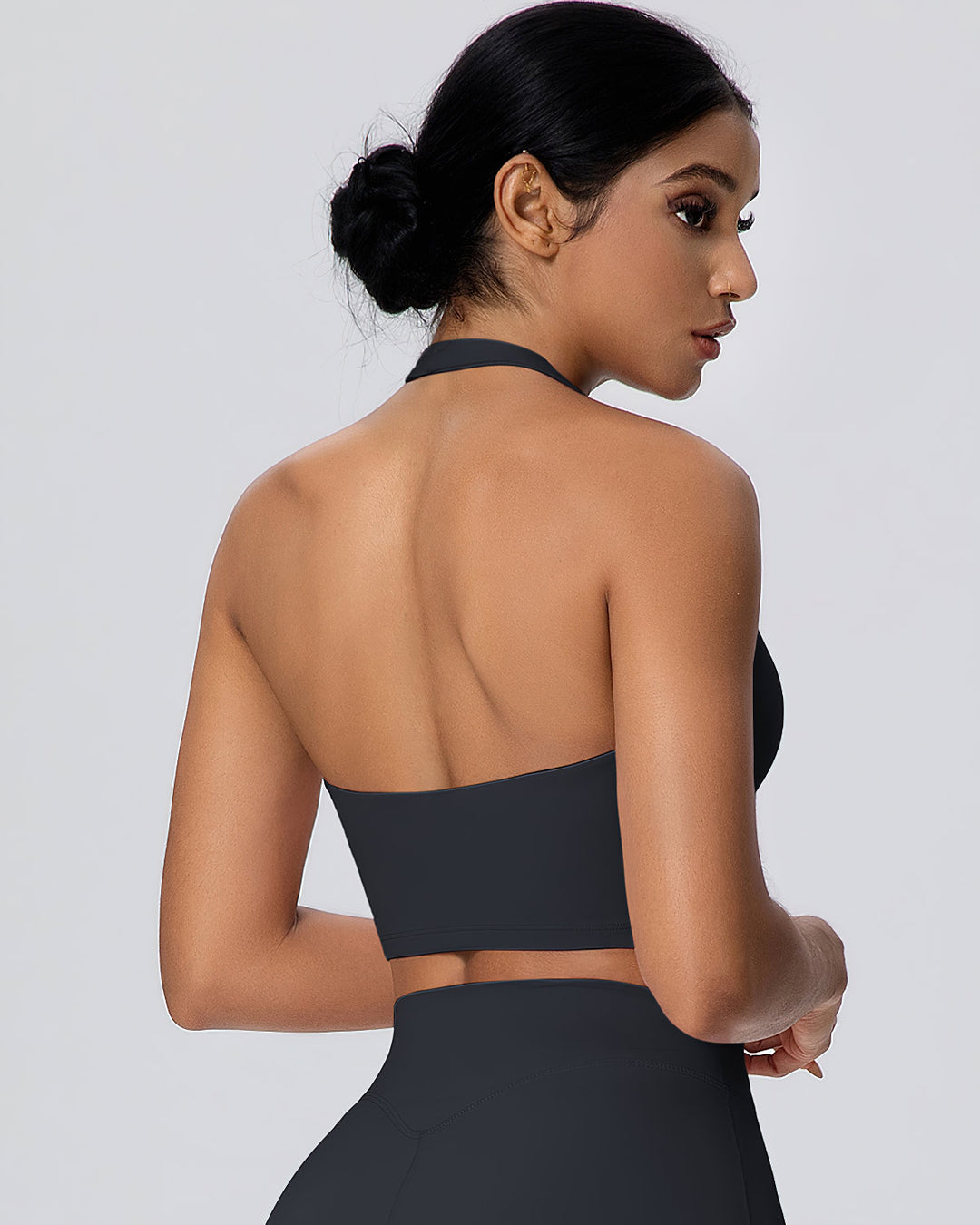Gwen Halter Top - Black