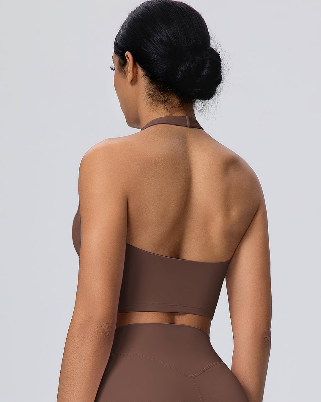 Gwen Halter Top - Brown