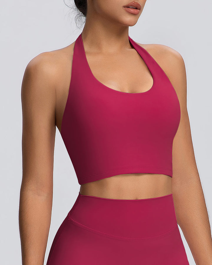 Gwen Halter Top - Carmine
