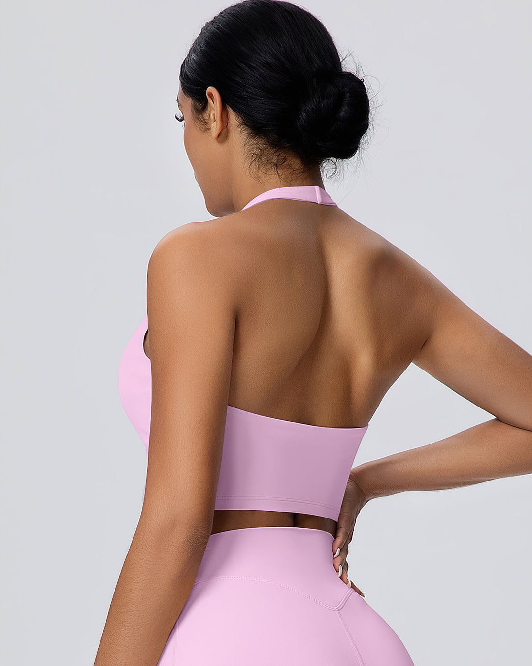 Gwen Halter Top - Pink