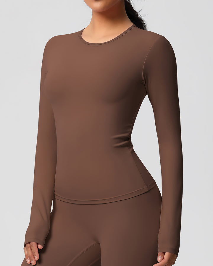 Gwen Long Sleeve - Brown