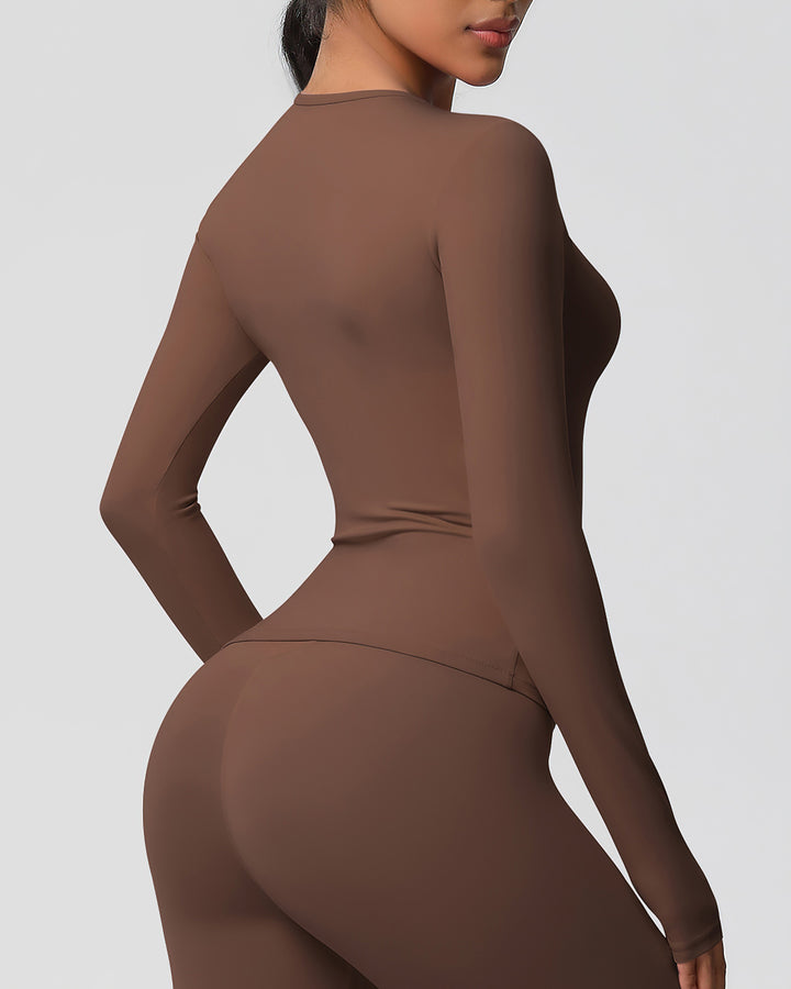 Gwen Long Sleeve - Brown