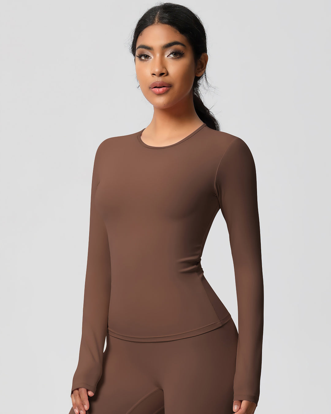 Gwen Long Sleeve - Brown