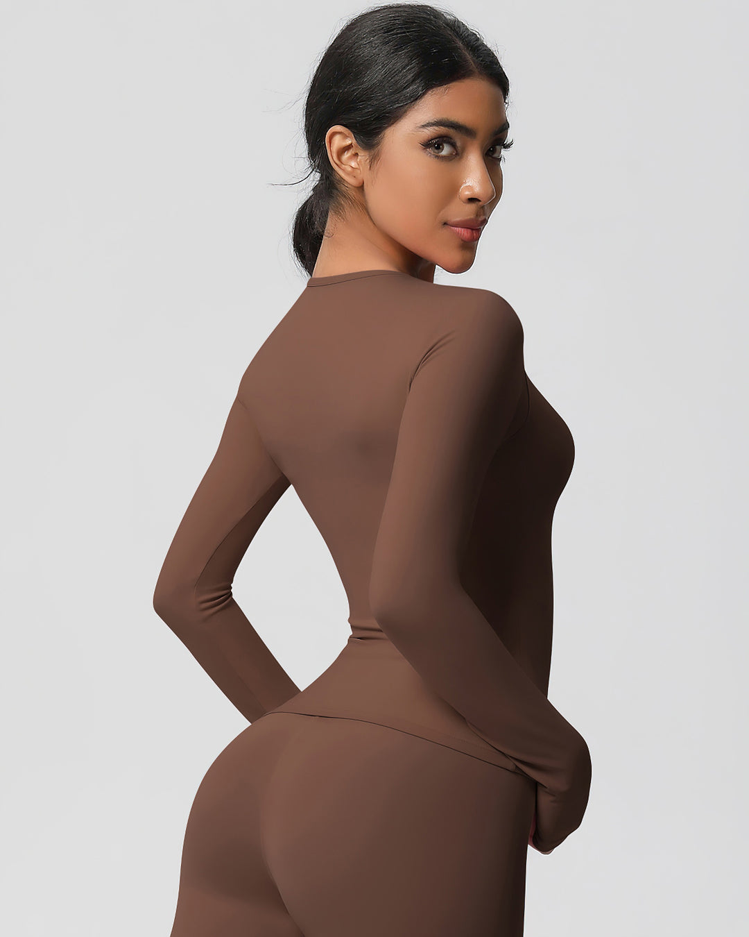Gwen Long Sleeve - Brown