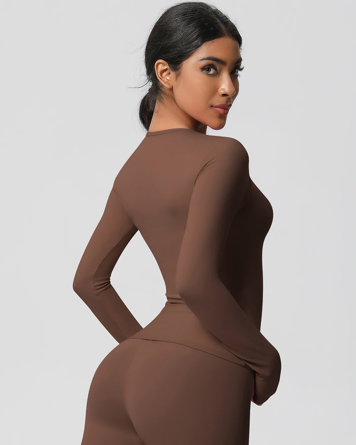 Gwen Long Sleeve - Brown