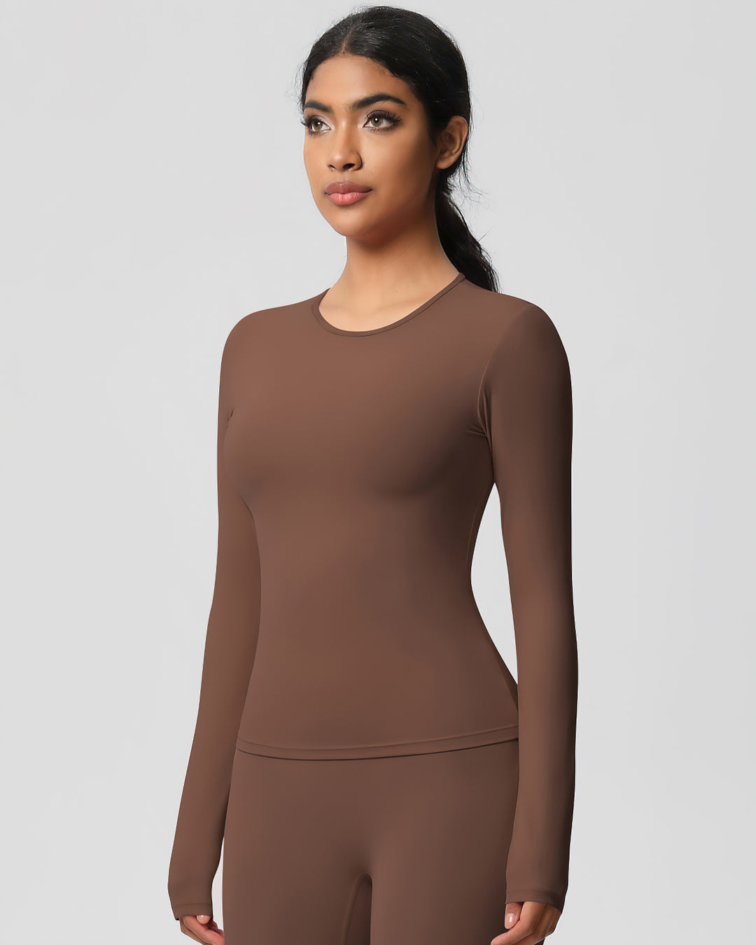 Gwen Long Sleeve - Brown