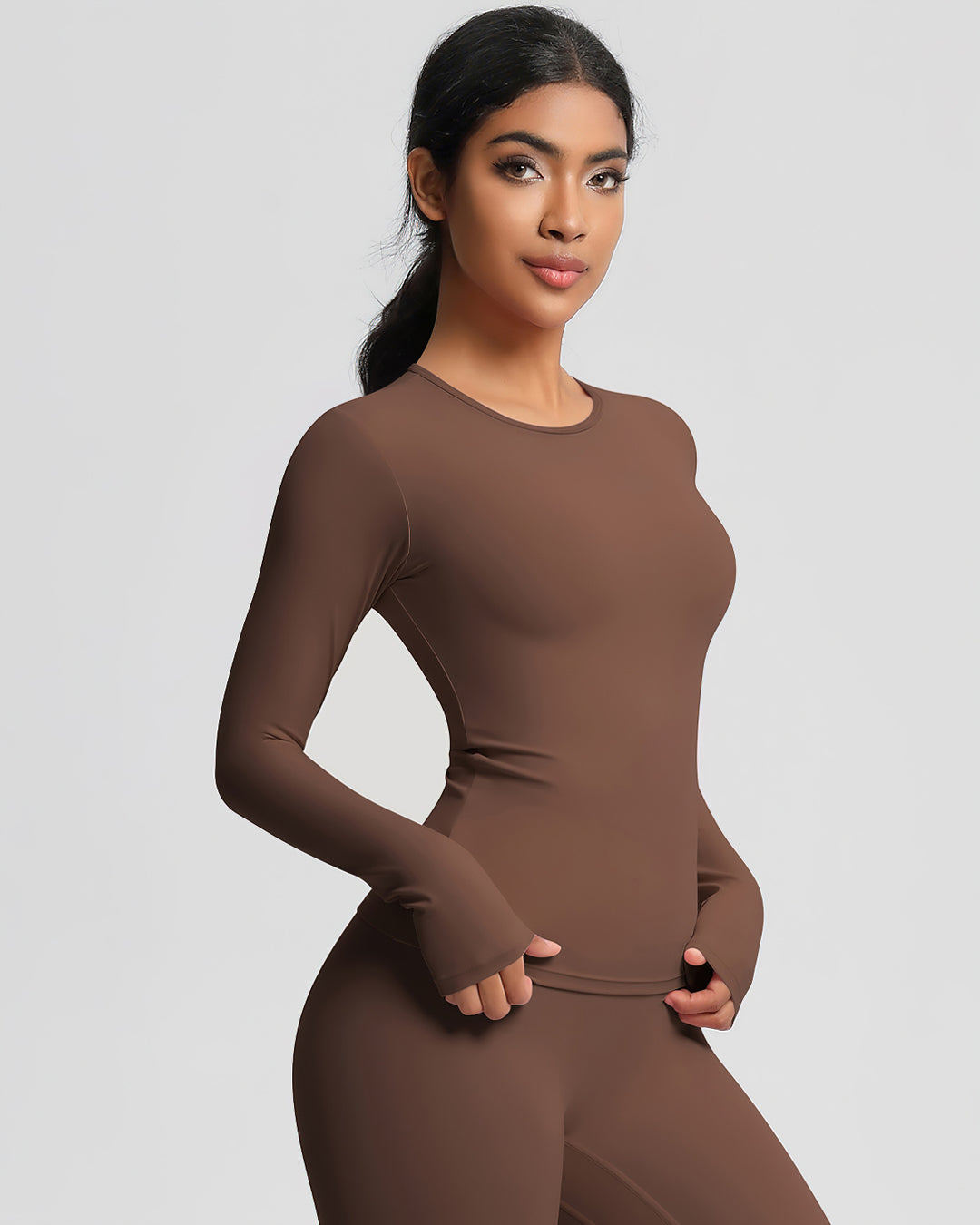 Gwen Long Sleeve - Brown