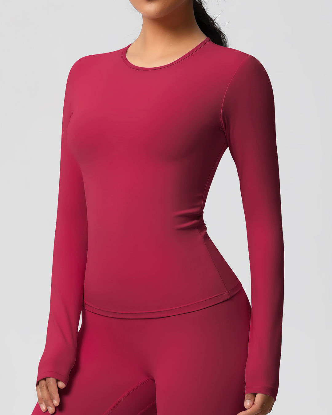 Gwen Long Sleeve - Carmine