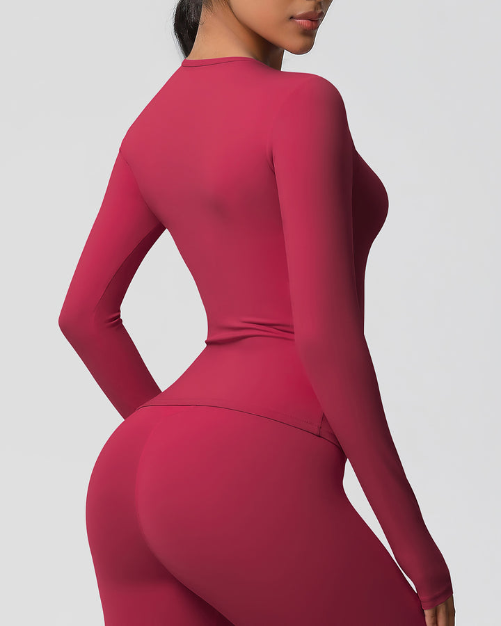 Gwen Long Sleeve - Carmine