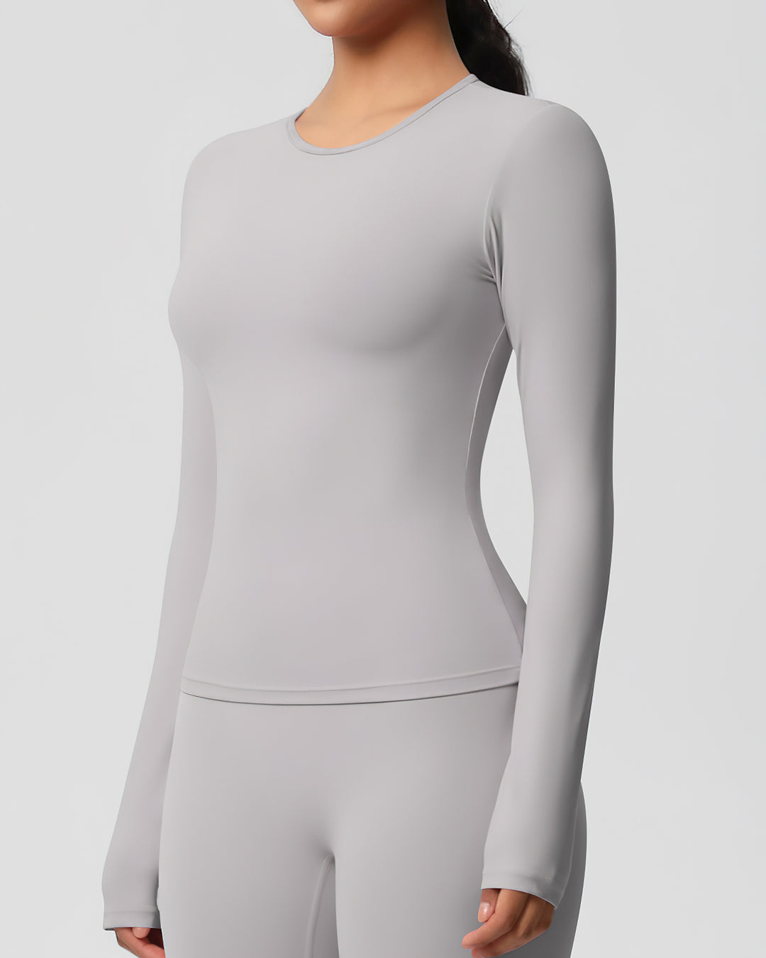 Gwen Long Sleeve - Light Grey