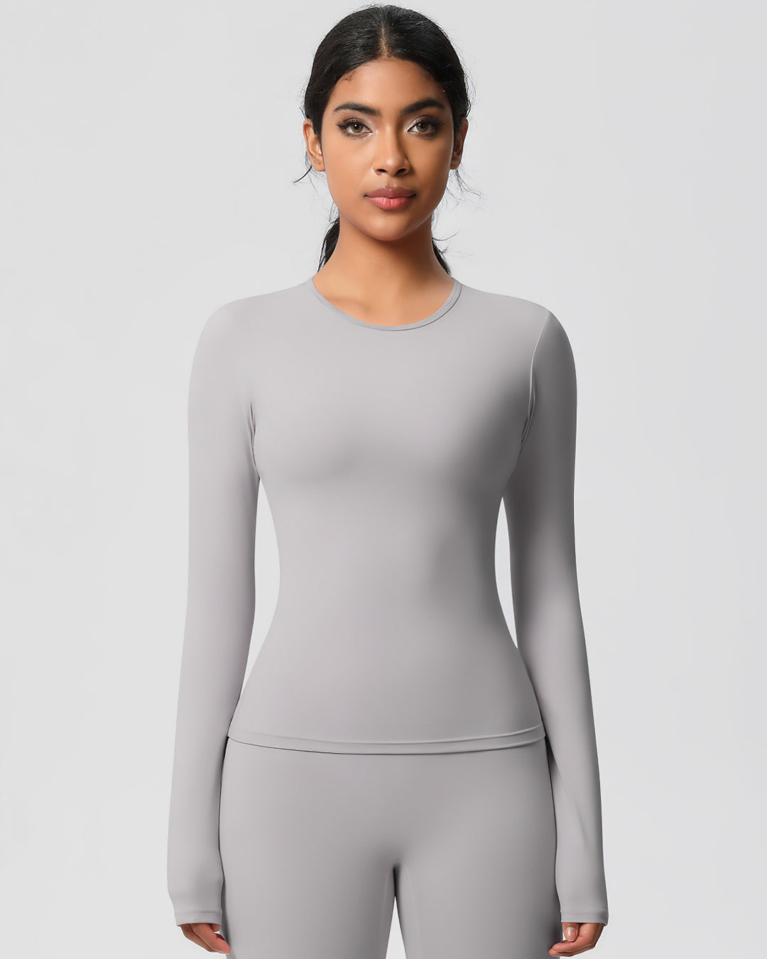 Gwen Long Sleeve - Light Grey
