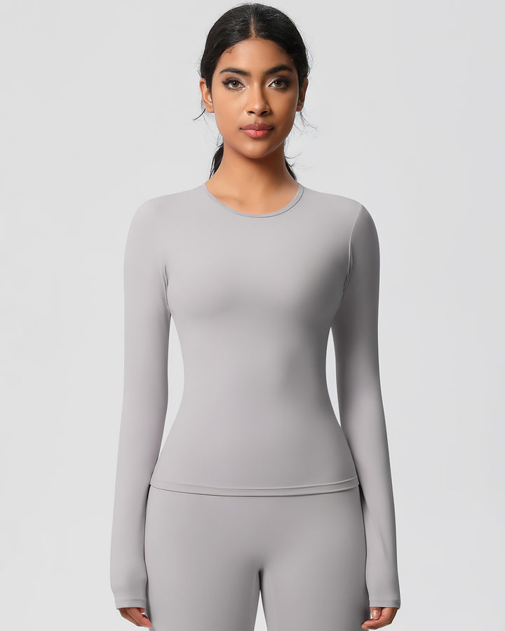Gwen Long Sleeve - Light Grey