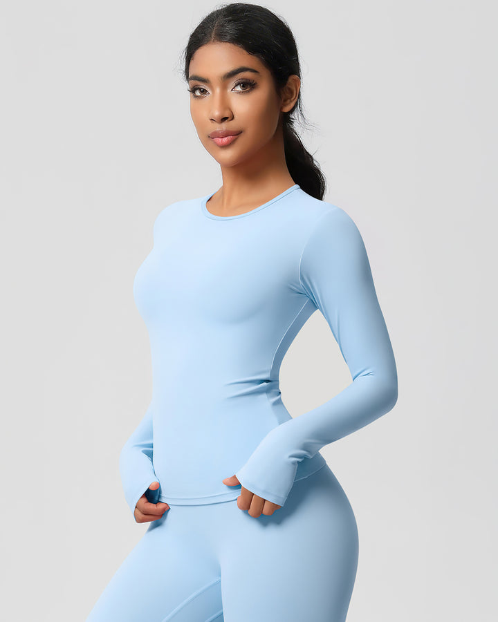 Gwen Long Sleeve - Sky Blue