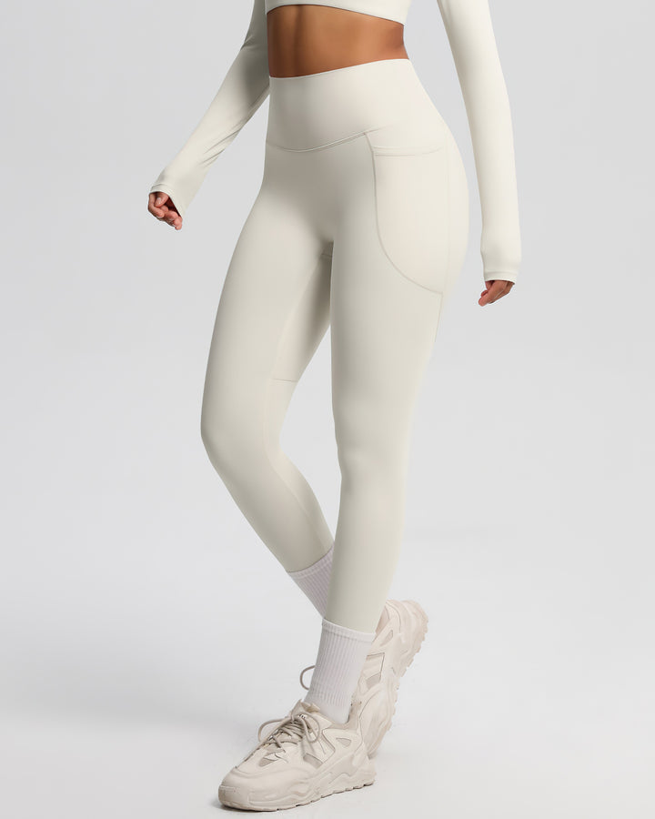 Gwen Pocket Leggings - Cloud