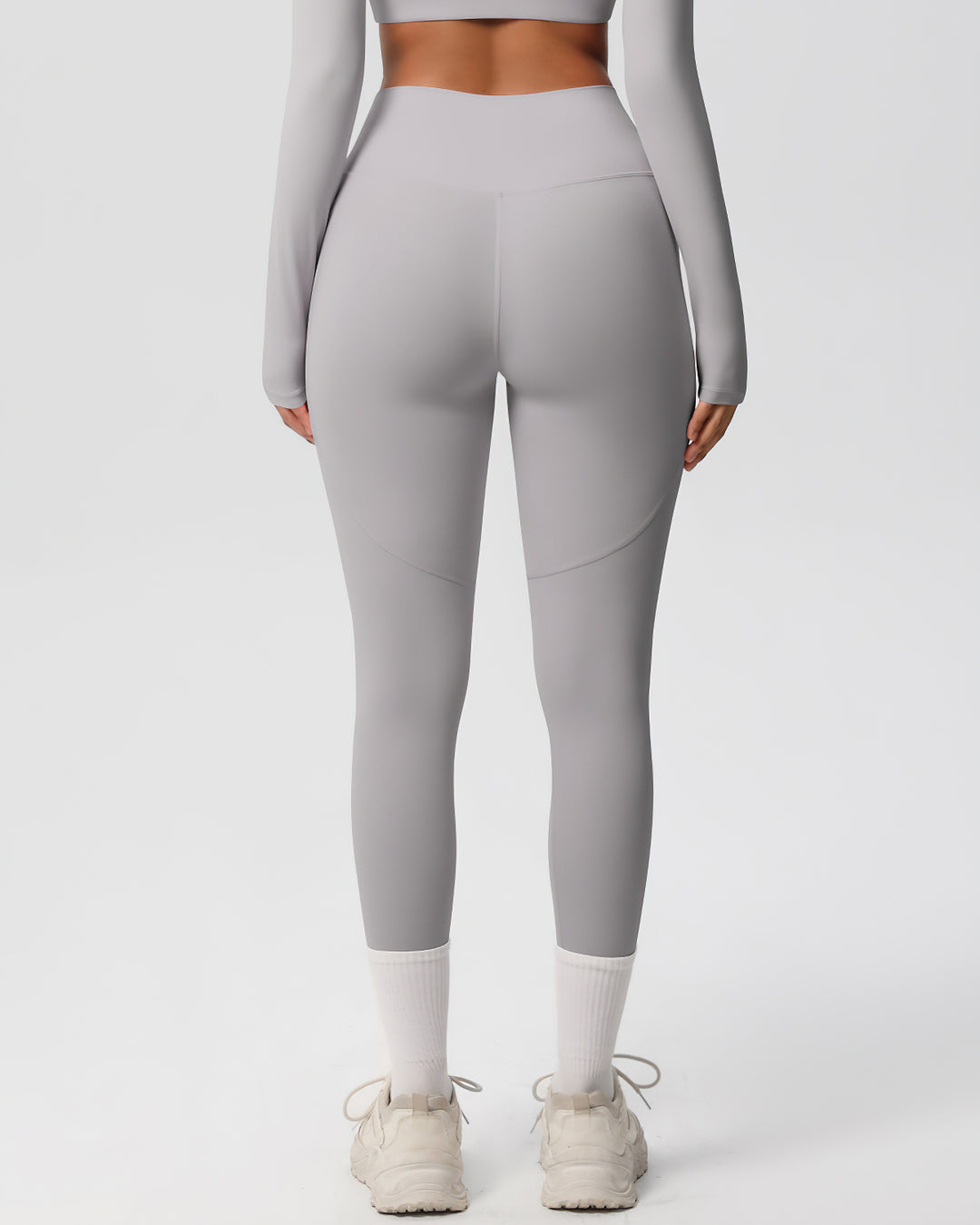 Gwen Pocket Leggings - Light Grey