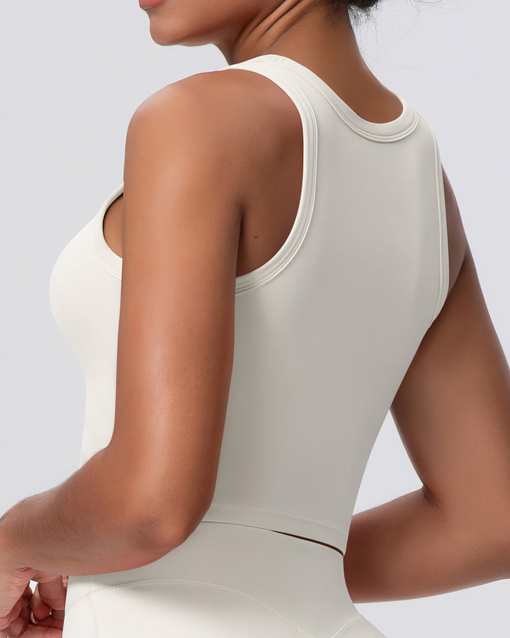 Gwen Racerback Top - Cloud