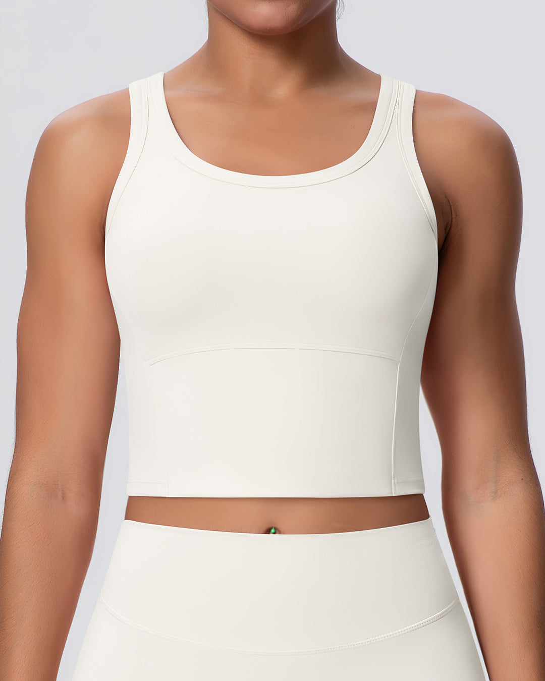 Gwen Racerback Top - Cloud