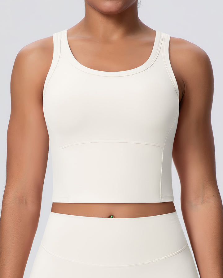 Gwen Racerback Top - Cloud