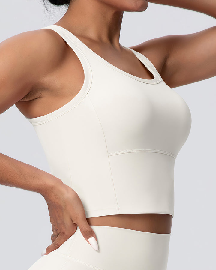 Gwen Racerback Top - Cloud