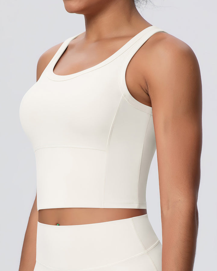 Gwen Racerback Top - Cloud