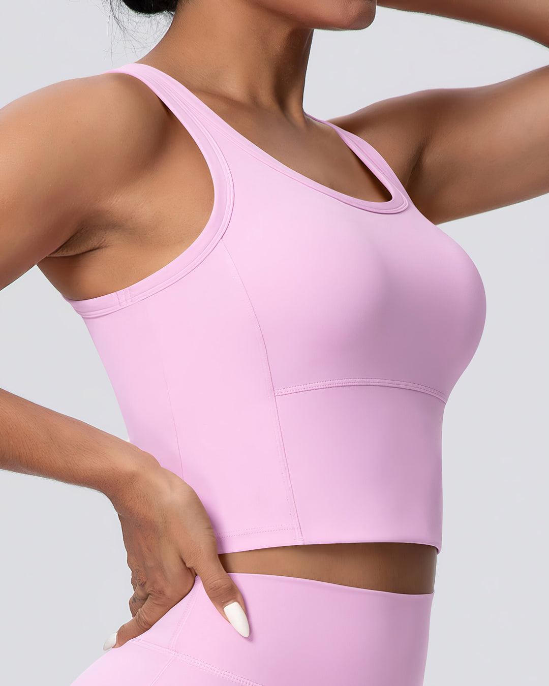 Gwen Racerback Top - Pink