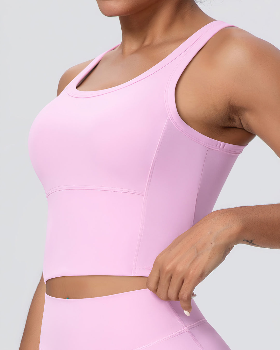 Gwen Racerback Top - Pink