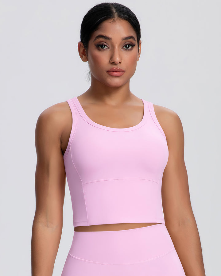 Gwen Racerback Top - Pink