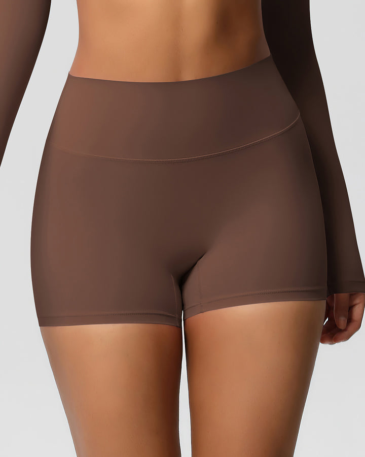 Gwen Seamless Shorts - Brown