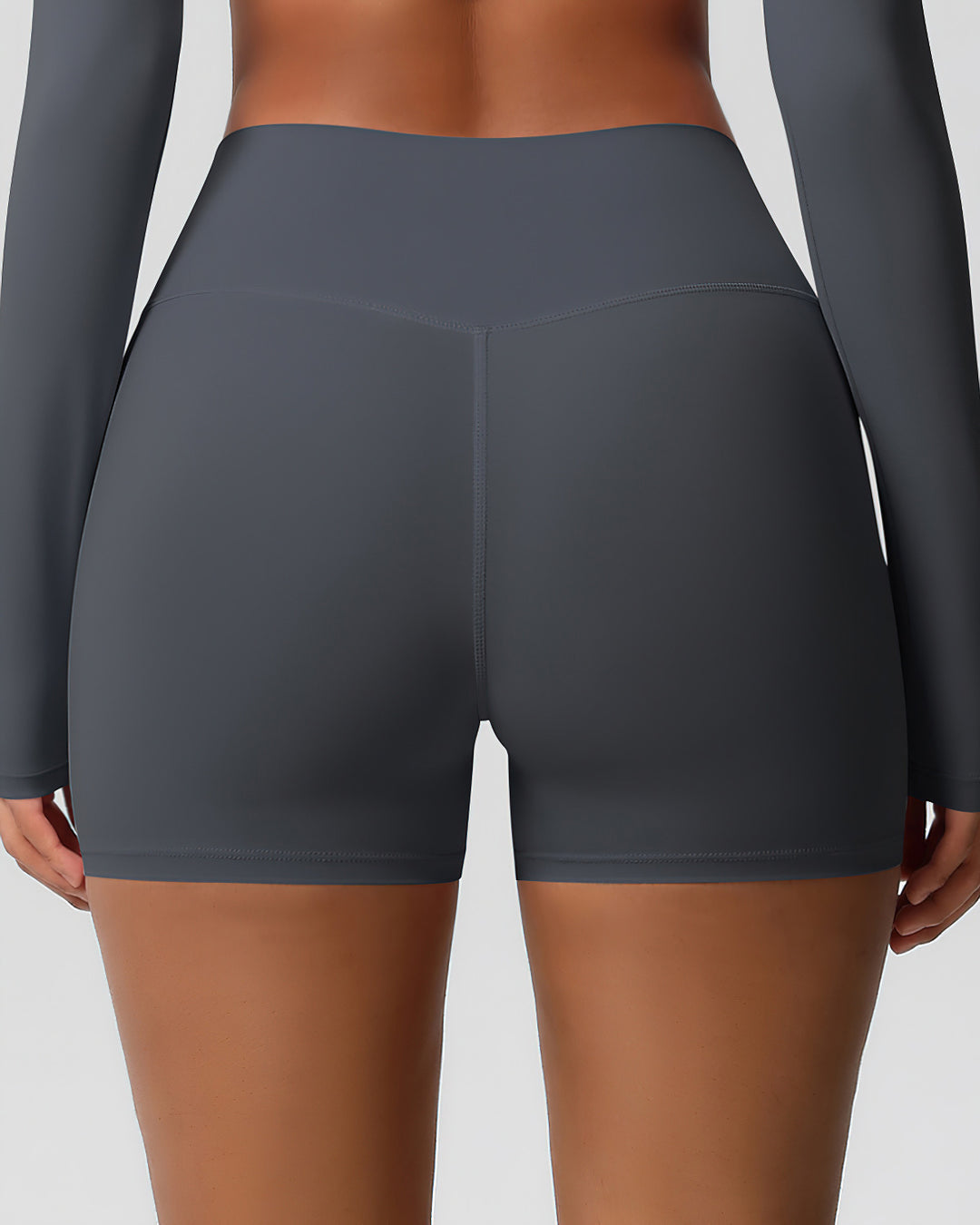 Gwen Seamless Shorts - Dark Grey