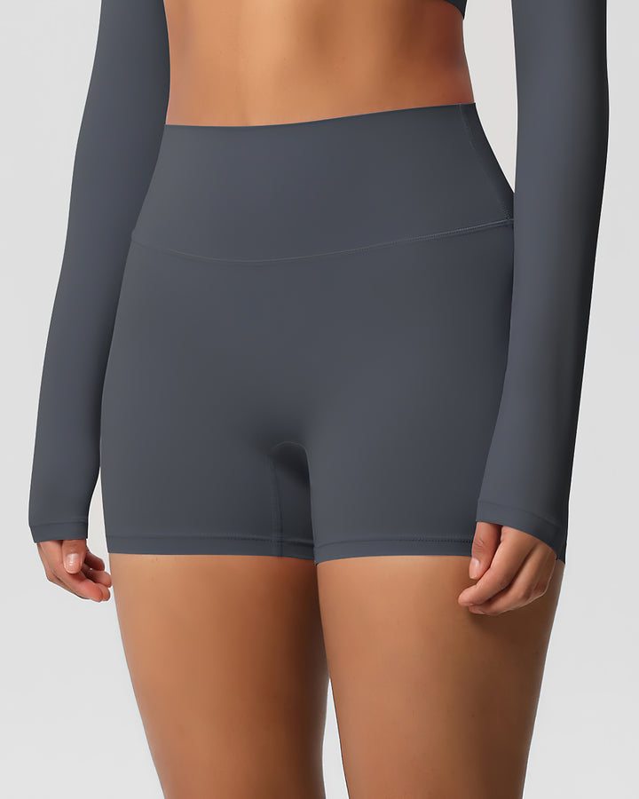 Gwen Seamless Shorts - Dark Grey