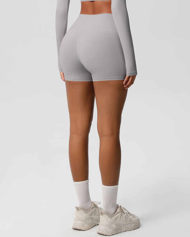 Gwen Seamless Shorts - Light Grey