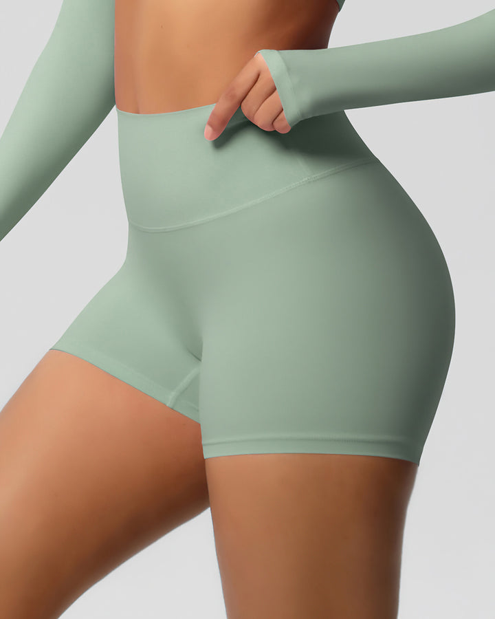 Gwen Seamless Shorts - Sage Green
