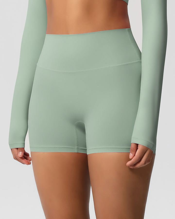 Gwen Seamless Shorts - Sage Green