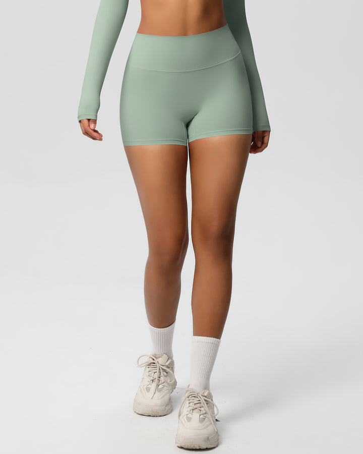 Gwen Seamless Shorts - Sage Green