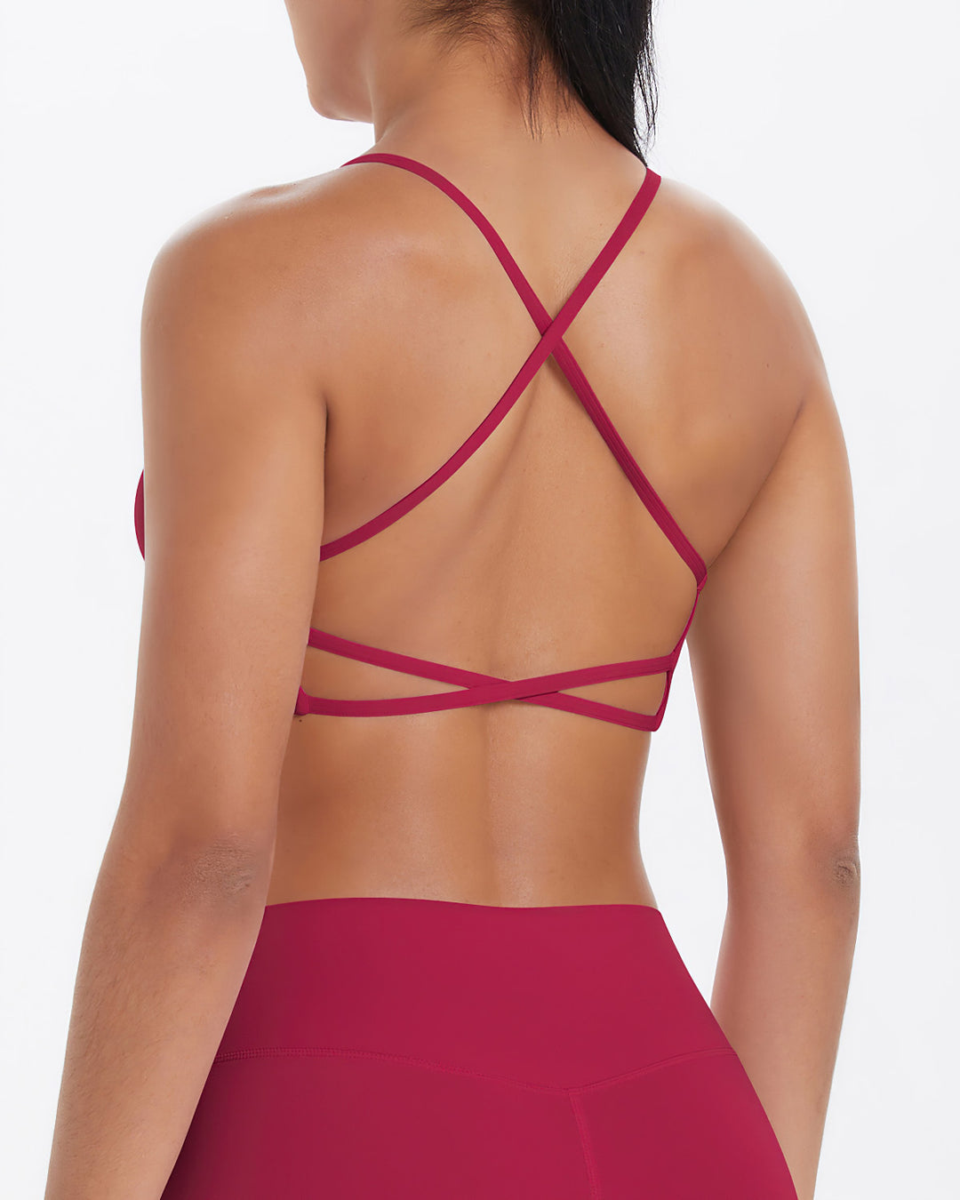 Gwen Sports Bra - Carmine