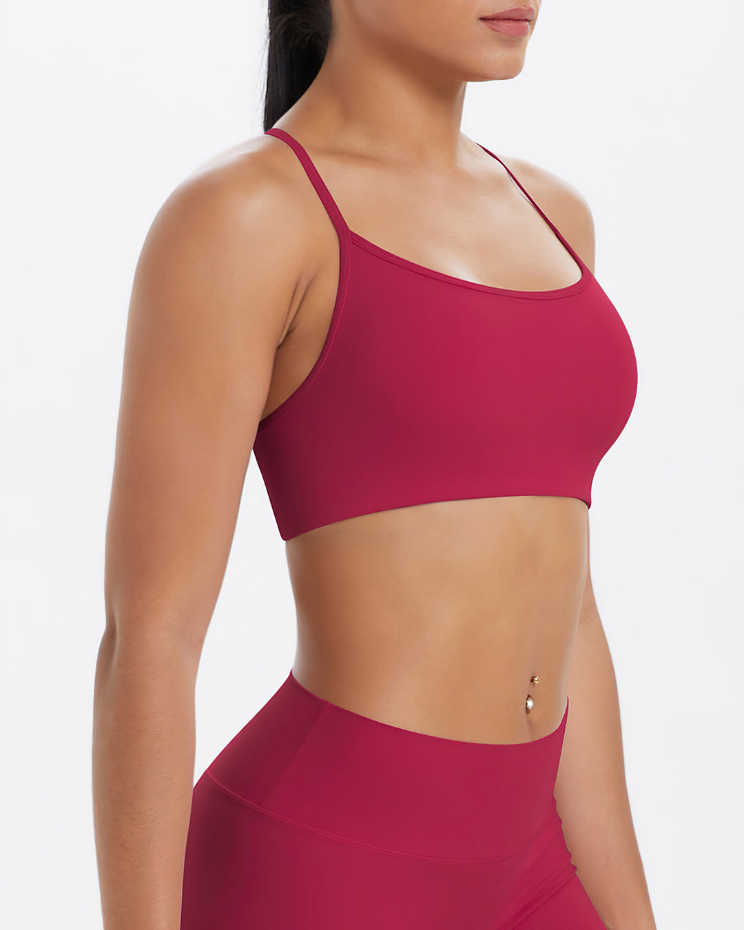 Gwen Sports Bra - Carmine
